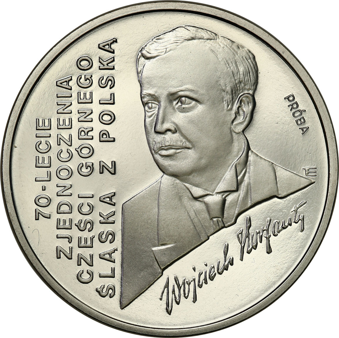 PRL. PRÓBA Nikiel 100 000 złotych 1992 – Korfanty